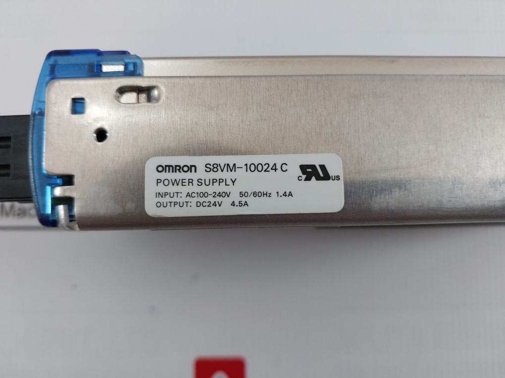 Omron S8Vm-10024C Power Supply Ac100-240V 50/60Hz 1.4A Dc24V 4.5A