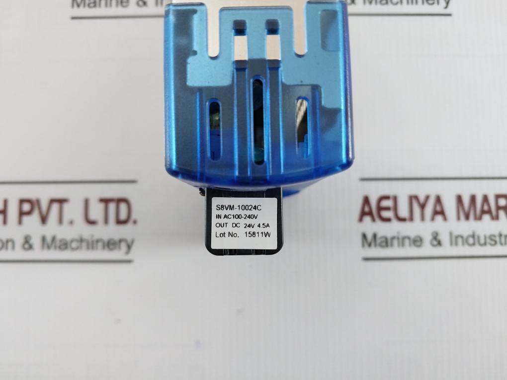 Omron S8Vm-10024C Power Supply Ac100-240V 50/60Hz 1.4A Dc24V 4.5A