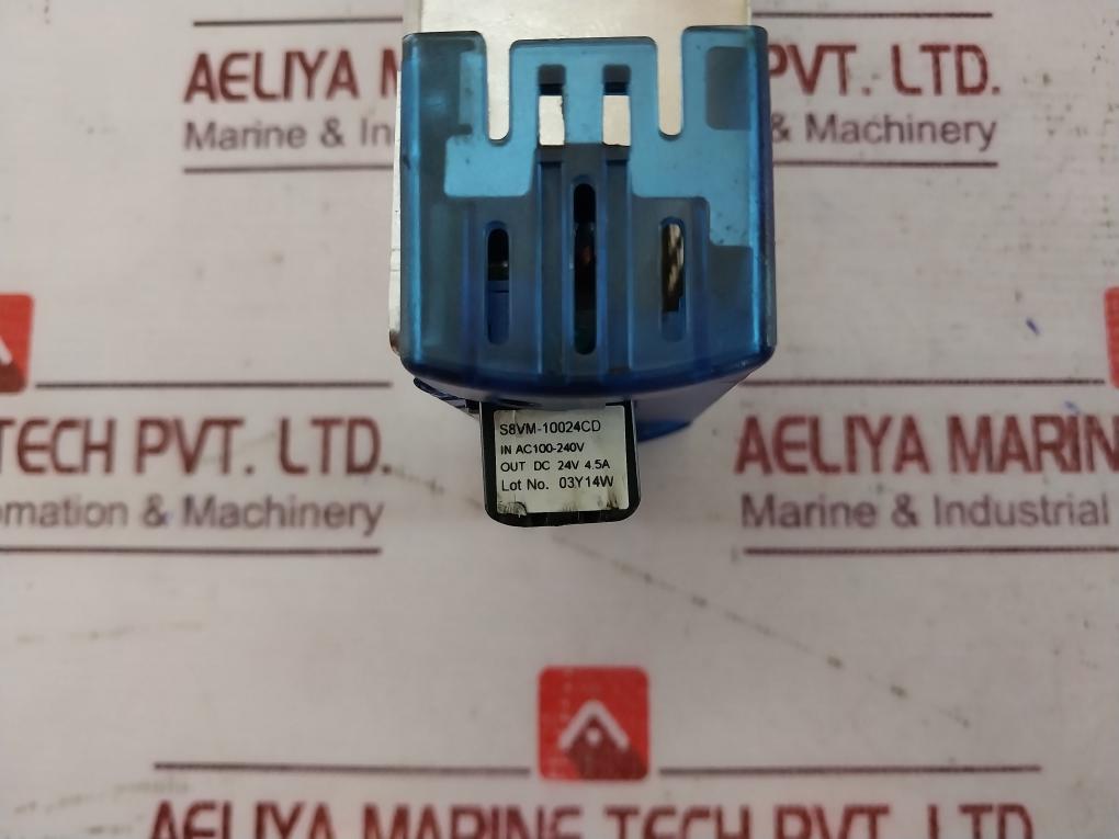 Omron S8Vm-10024Cd Power Supply Ac100-240V 50/60Hz 1.4A Dc24V 4.5A