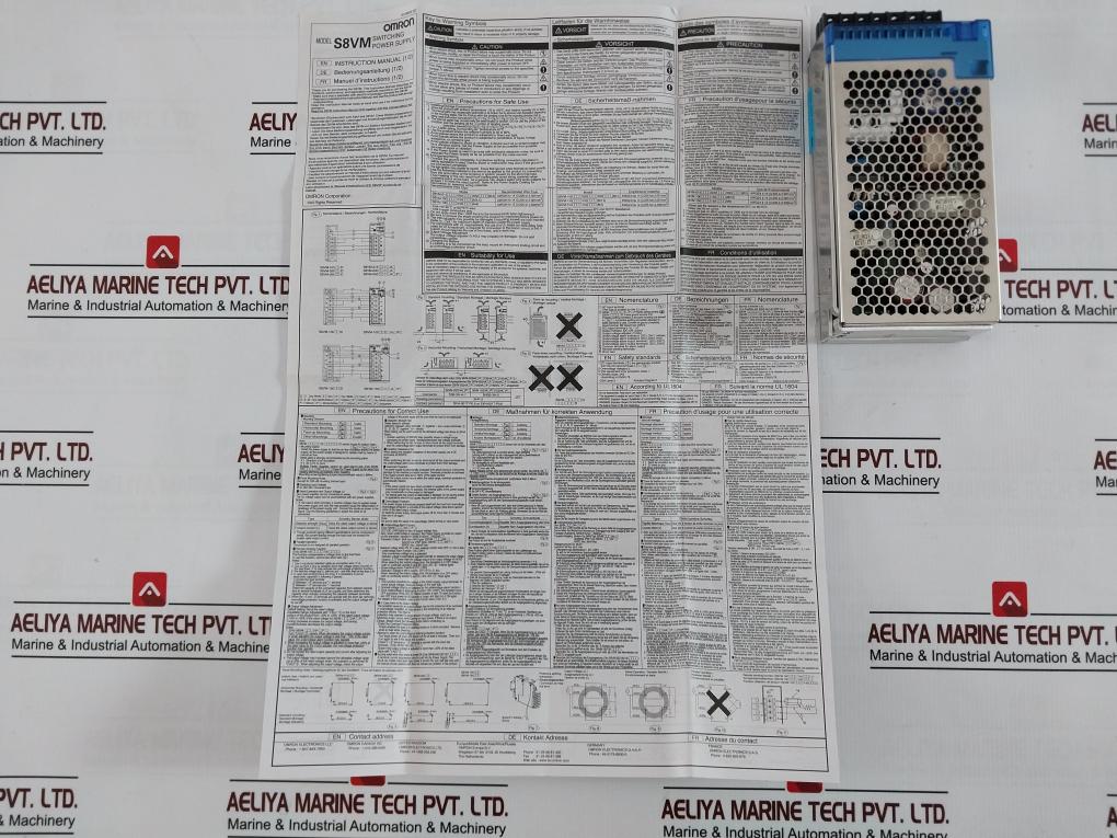 Omron S8Vm-15012C Power Supply Ac100-240V 50/60Hz Dc 12V 404-136Yc9-0042