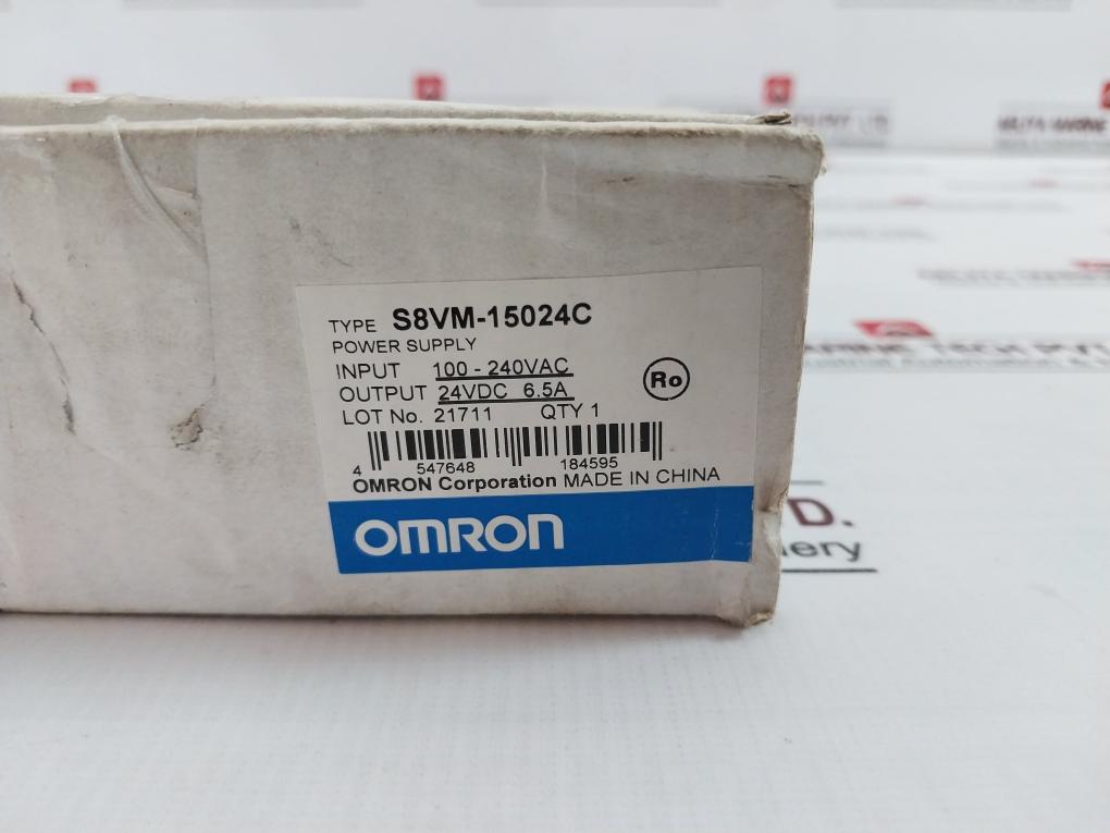 Omron S8Vm-15024C Switching Mode Power Supply Ac100-240V 50/60Hz Dc24V