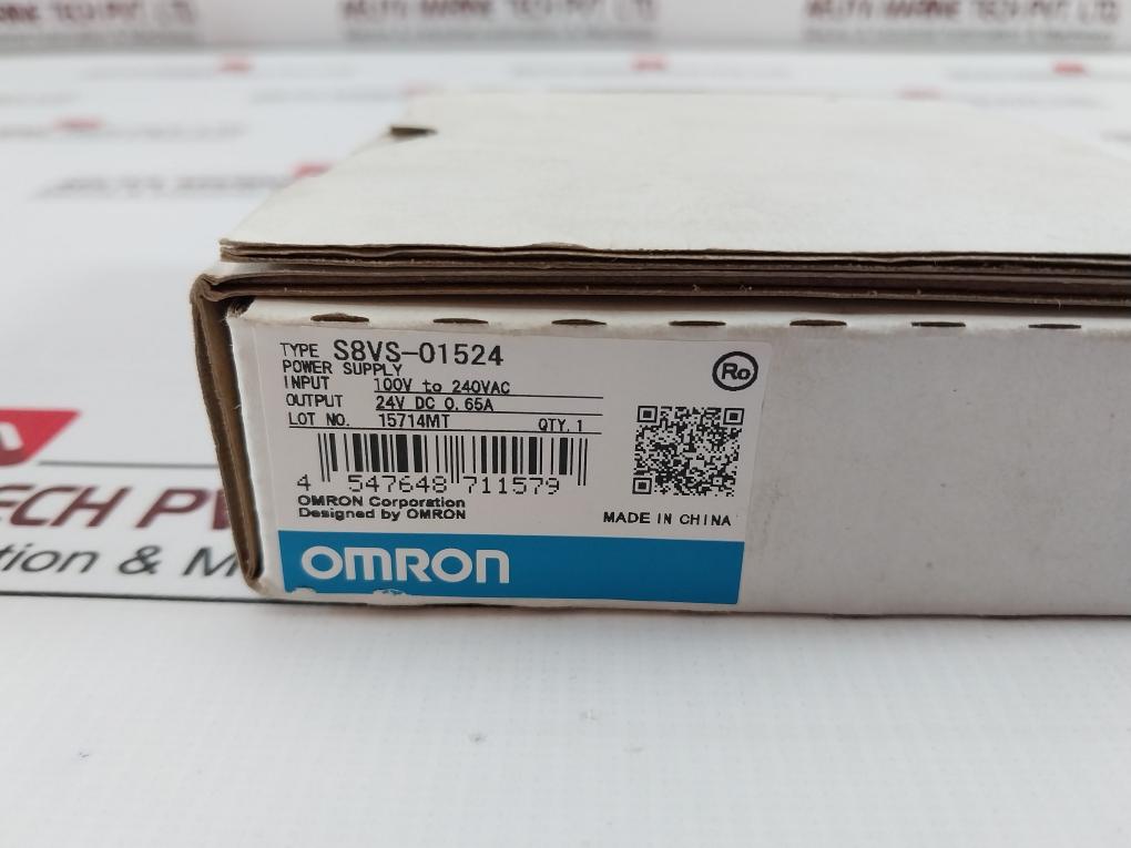 Omron S8Vs-01524/Ed2 Switching Power Supply Module Dc 24V 0.65A S8Vs(15W)