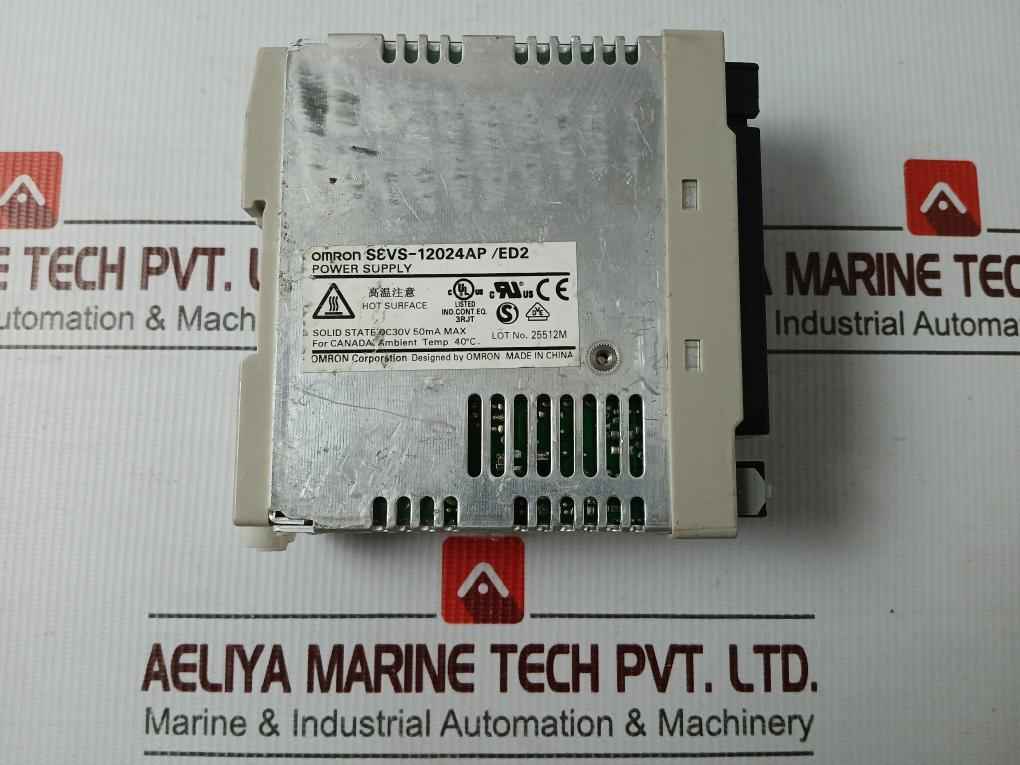 Omron S8Vs-12024Ap /Ed2 Power Supply Dc24V 5A 50/60Hz