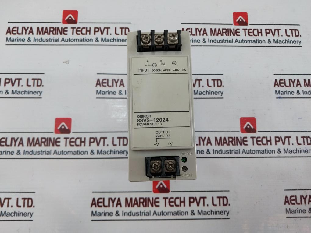 Omron S8vs-12024 Power Supply 50/60hz Ac100-240v 1.9a