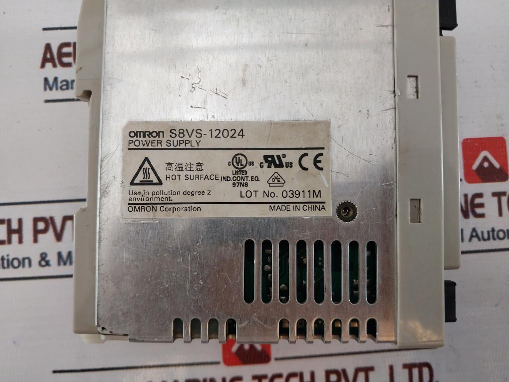 Omron S8vs-12024 Power Supply 50/60hz Ac100-240v 1.9a