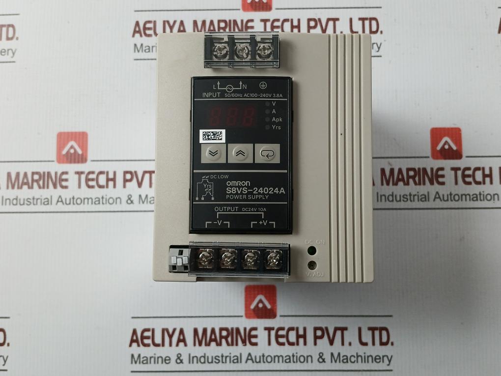 Omron Power Supply 50/60Hz Output Dc24V 10A S8Vs-24024A/Ed2