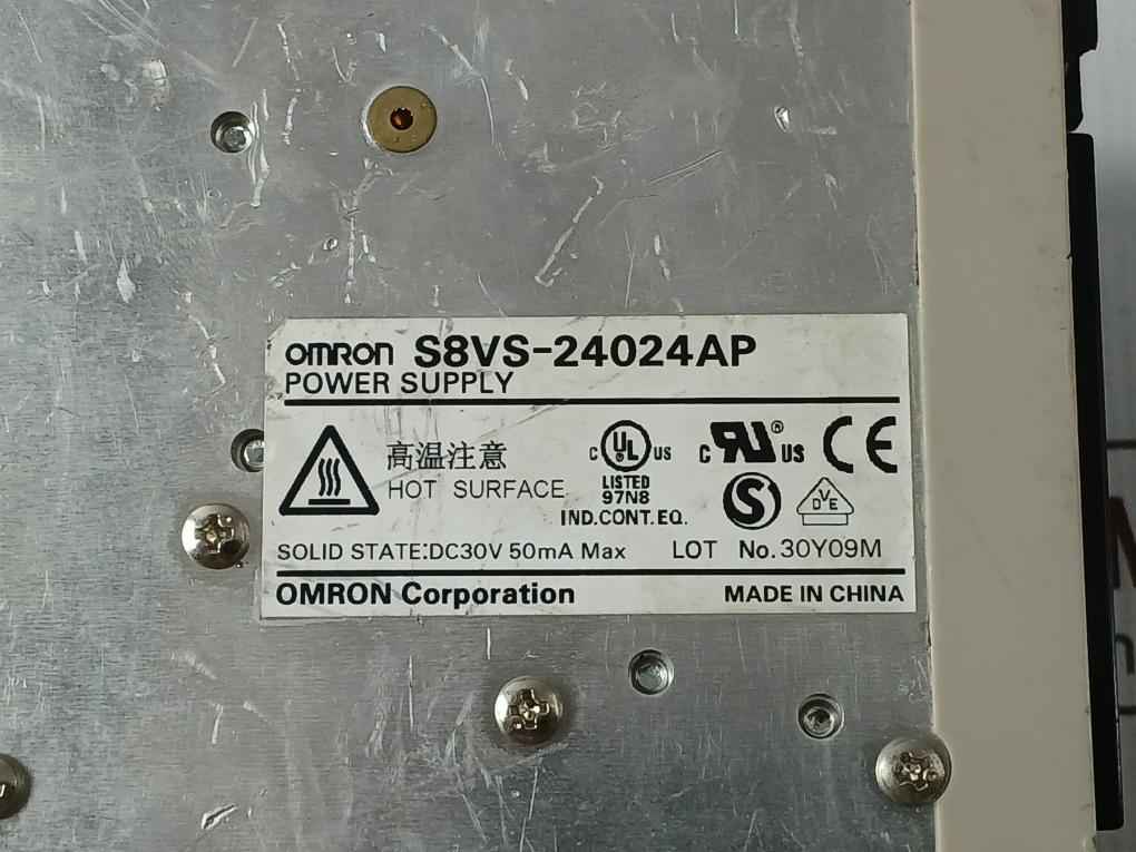 Omron S8Vs-24024Ap Power Supply Ac100-240V 3.8A 50/60Hz