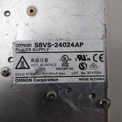 Omron S8vs-24024ap Switch Mode Power Supply 50/60hz Ac100-240v 3.8aOmron S8vs-24024ap Switch Mode Power Supply 50/60hz Ac100-240v 3.8a