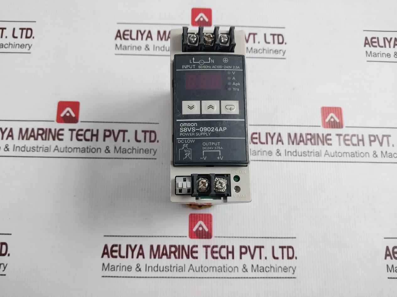 Omron S8vs-09024ap Power Supply Dc24v 3.75a