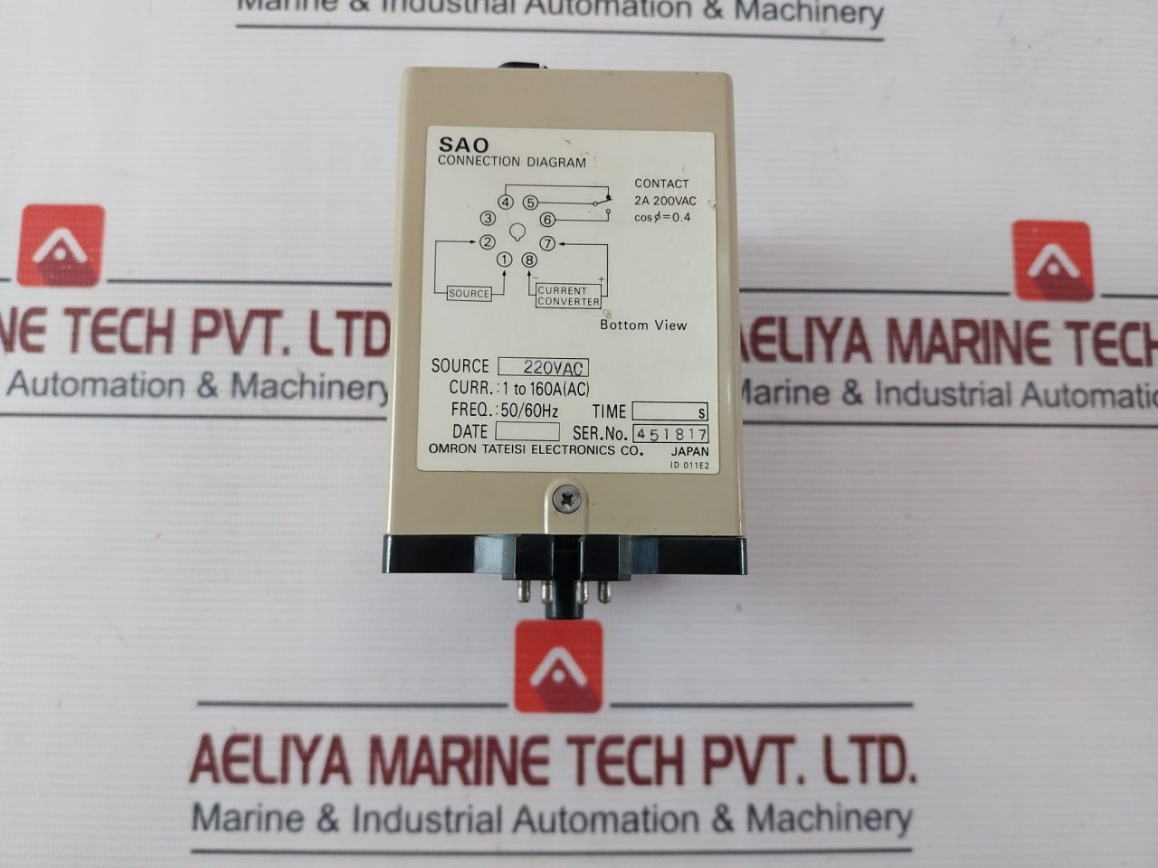 Omron Sao-s Current Sensor 2A 200Vac