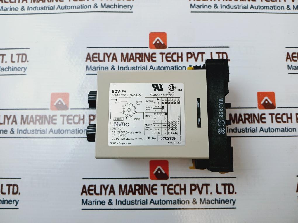 Omron Sdv-fh2 Voltage Sensor 24Vdc