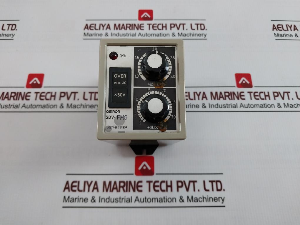 Omron Sdv-fh6 Voltage Sensor 100/110Vac 2A 220Vac 24Vdc 0.35A 125Vdc 1.0 To 3.0