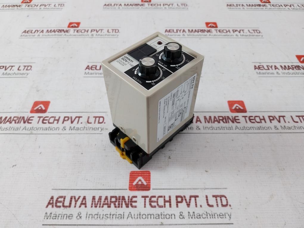 Omron Sdv-fh6 Voltage Sensor 100/110Vac 2A 220Vac 24Vdc 0.35A 125Vdc 250V 7.5A