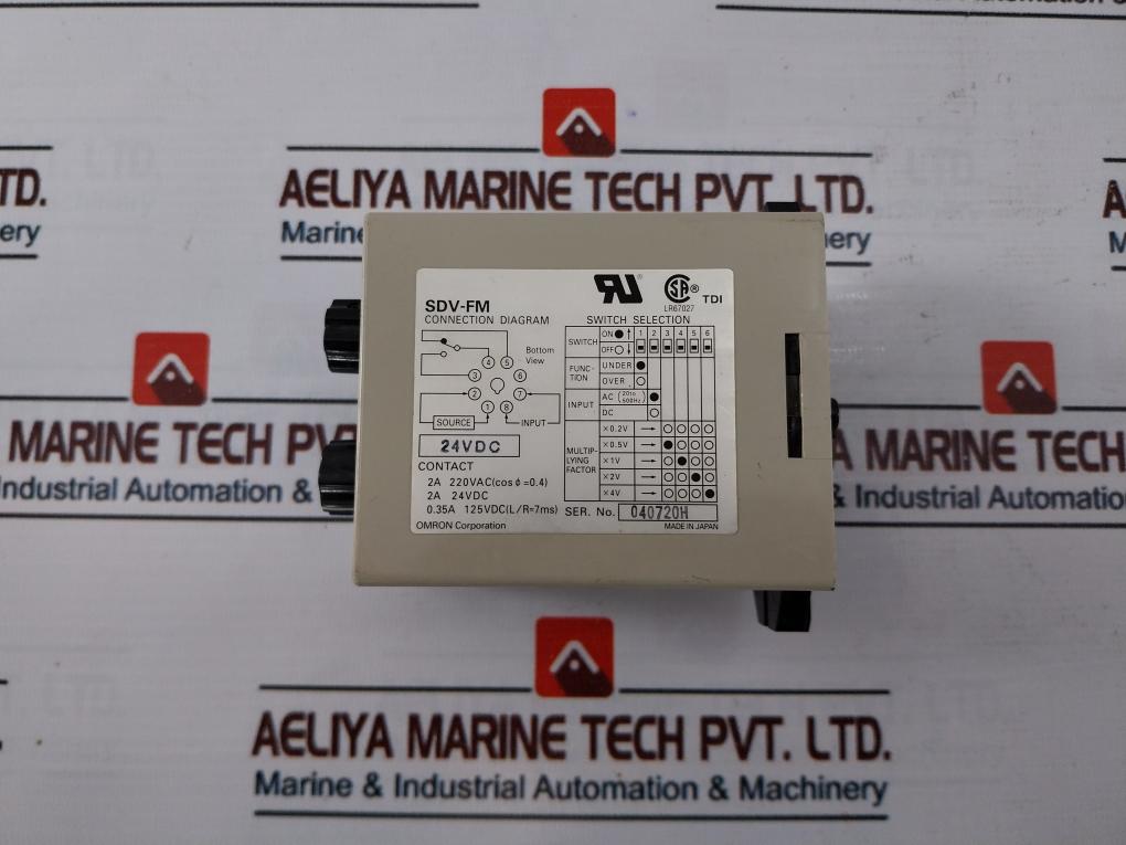 Omron SDV-FM2 Voltage Sensor 24VDC