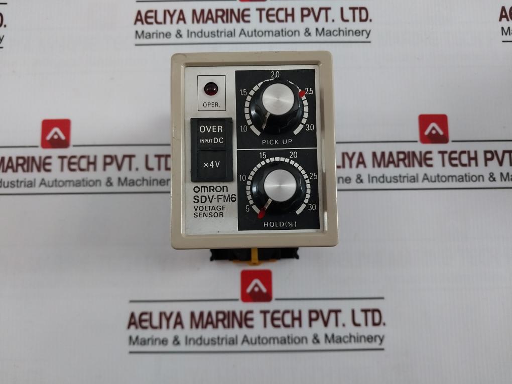 Omron Sdv-fm6 Voltage Sensor With Base 100/110Vac 250V 7.5A