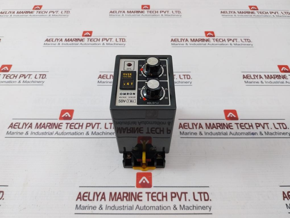 Omron Sdv-fm6 Voltage Sensor With Base 8Pfa1 Ac100/110V 2A 24Vdc
