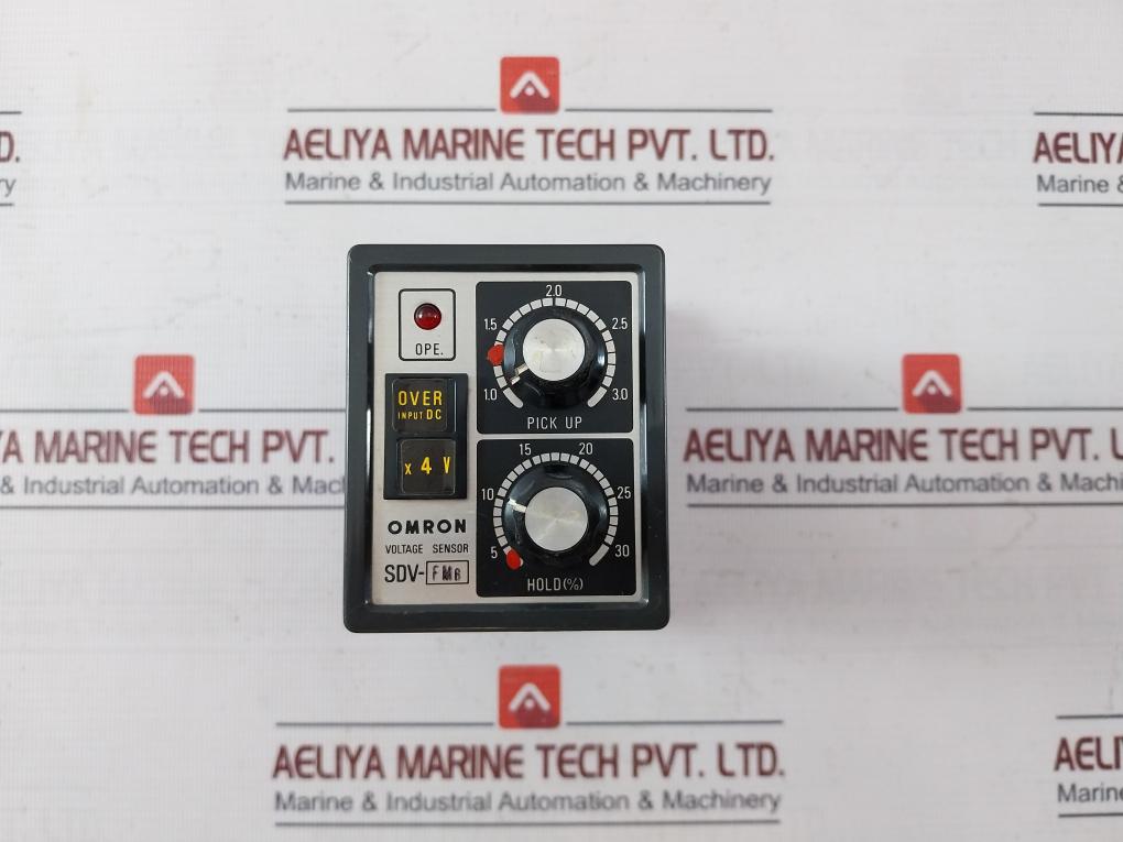 Omron Sdv-fm6 Voltage Sensor With Base 8Pfa1 Ac100/110V 2A 24Vdc