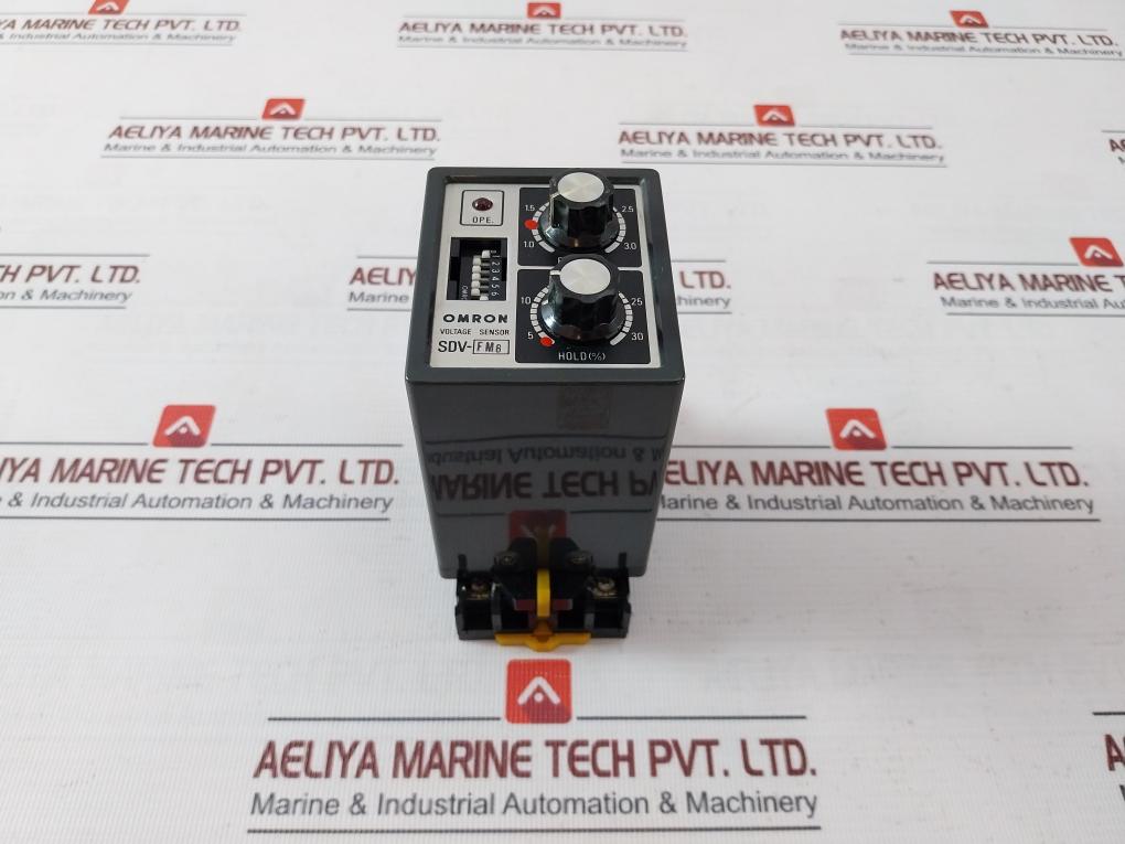 Omron Sdv-fm6 Voltage Sensor With Base Ac100/110V 8Pfa1 2A 24Vdc