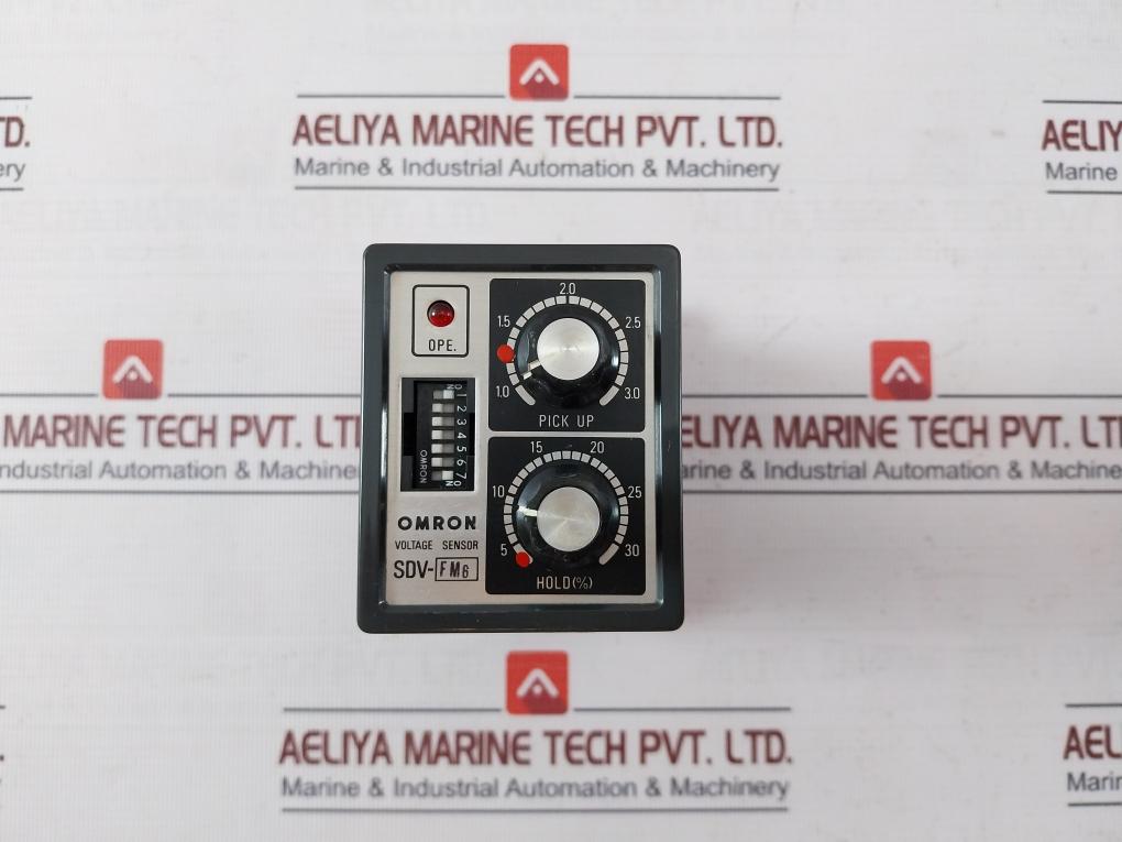 Omron Sdv-fm6 Voltage Sensor With Base Ac100/110V 8Pfa1 2A 24Vdc