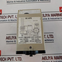 Omron Se-ap1D Motor Relay 2 To 40S 50/60Hz