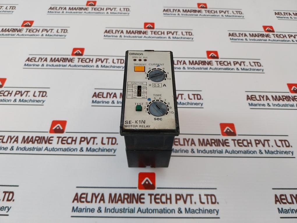 Omron Se-k1n Motor Relay 1-10 Sec, 100/110/120vac, 4-10 X 0.5 A, 50/60 Hz