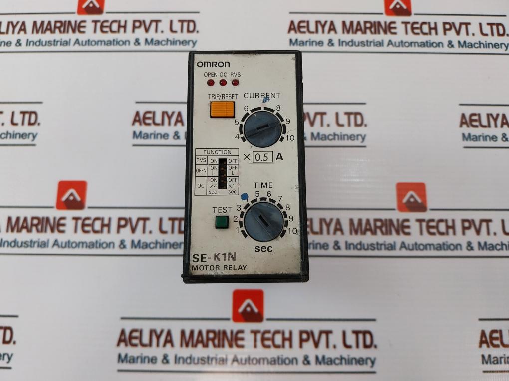 Omron Se-k1n Motor Relay 1-10 Sec, 100/110/120vac, 4-10 X 0.5 A, 50/60 Hz