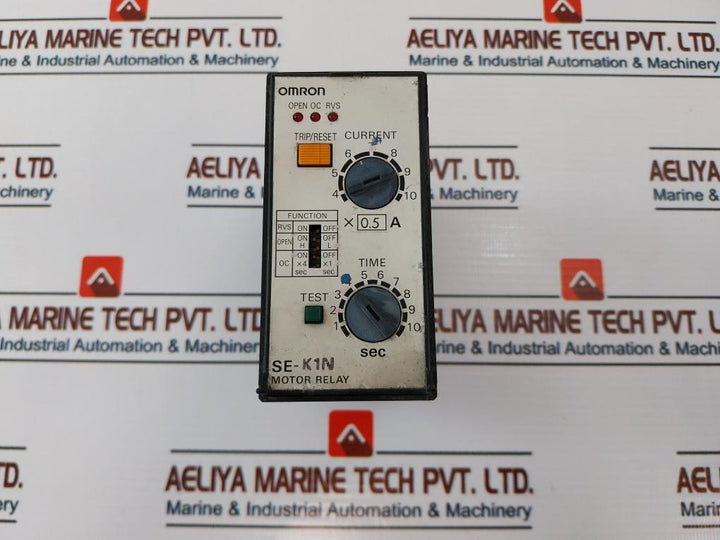 Omron Se-k1n Motor Relay 1-10 Sec, 100/110/120vac, 4-10 X 0.5 A, 50/60 Hz