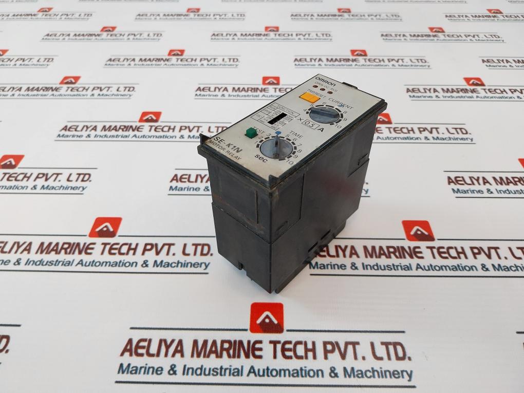 Omron Se-k1n Motor Relay 1-10 Sec, 100/110/120vac, 4-10 X 0.5 A, 50/60 Hz