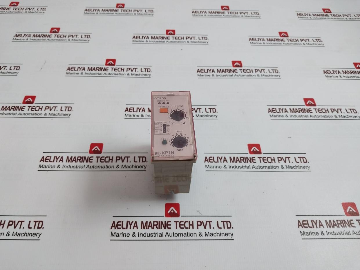 Omron Se-kp1N Motor Protective Relay 1 – 10 Second Input 100 / 110 / 120 Vac