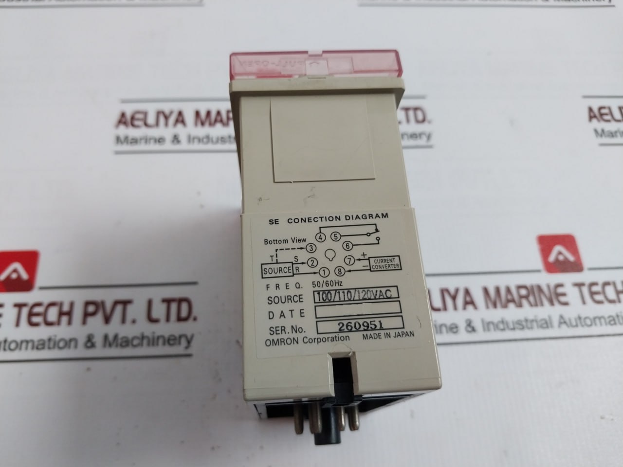 Omron Se-kp1N Motor Protective Relay 1 – 10 Second Input 100 / 110 / 120 Vac