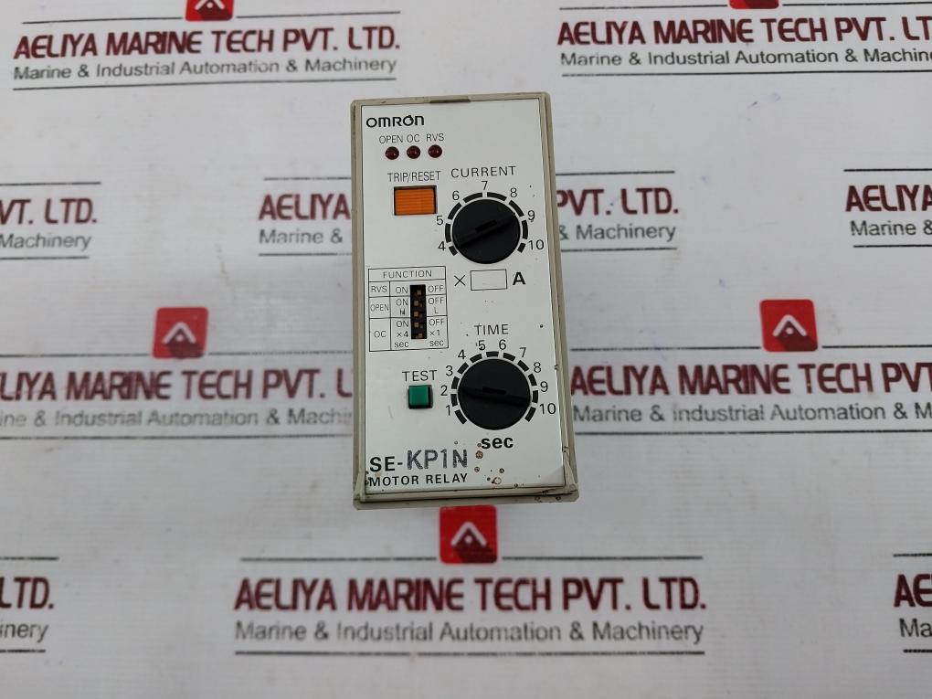 Omron Se-kp1N Motor Relay With Base 1-10 Sec 50/60 Hz 250V , 4-10 A