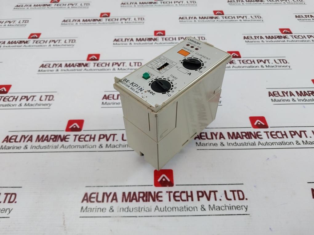 Omron Se-kp1N Motor Relay With Base 1-10 Sec 50/60 Hz 250V , 4-10 A