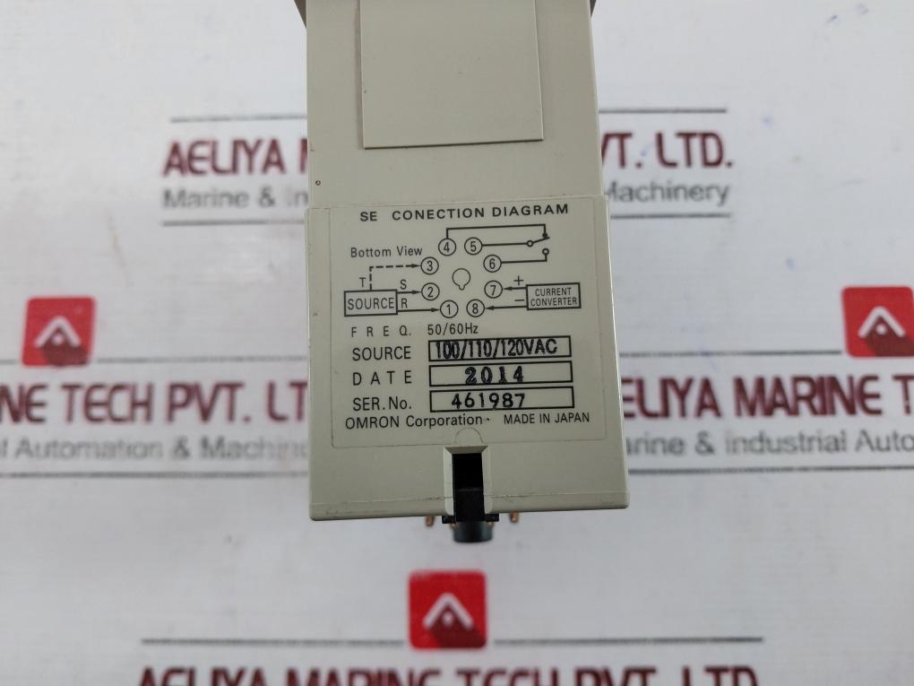 Omron Se-kp1N Motor Relay With Base 1-10 Sec 50/60 Hz 250V , 4-10 A