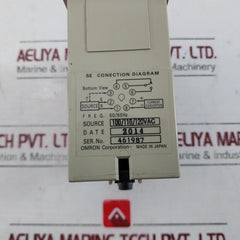 Omron Se-kp1N Motor Relay With Base 1-10 Sec 50/60 Hz 250V , 4-10 A