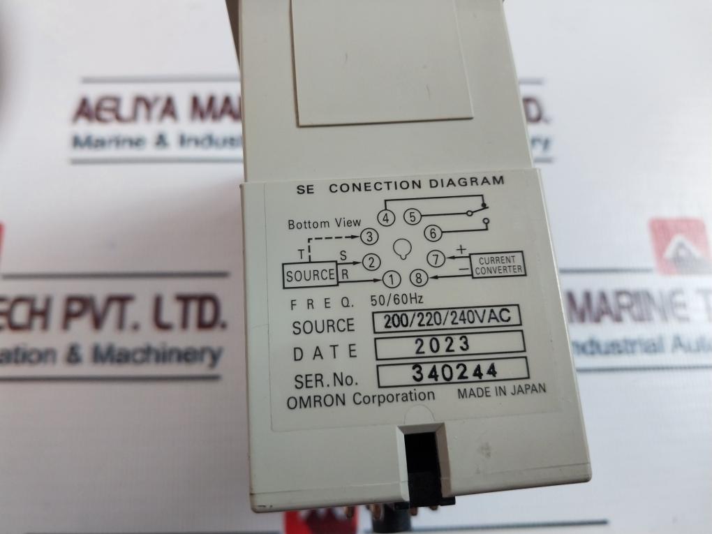 Omron Se-kp2N Motor Relay 1-10 Sec 4-10A 50/60Hz