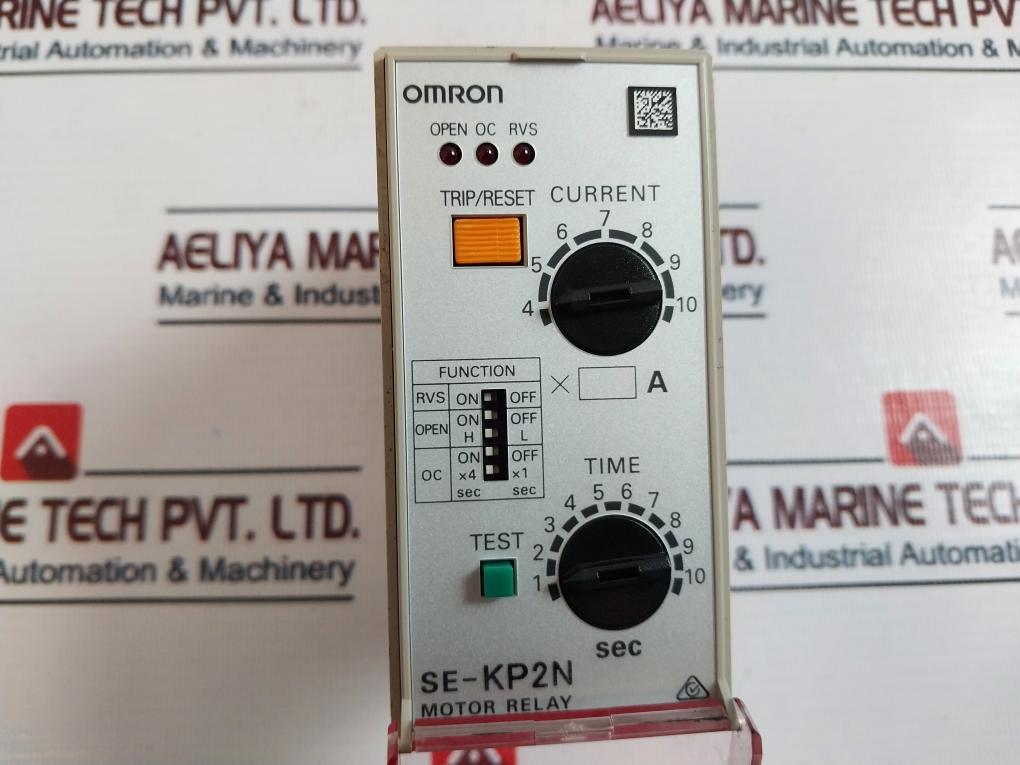 Omron SE-KP2N Motor Relay 1-10 sec 4-10a 50/60Hz