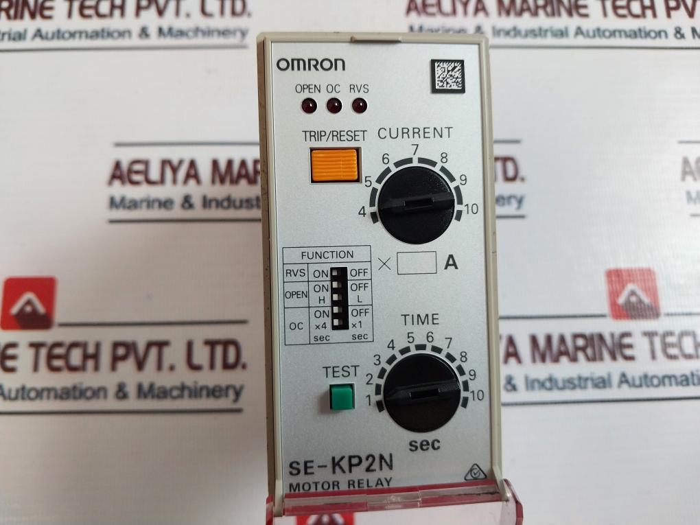 Omron Se-kp2N Motor Relay 1-10 Sec 4-10A 50/60Hz