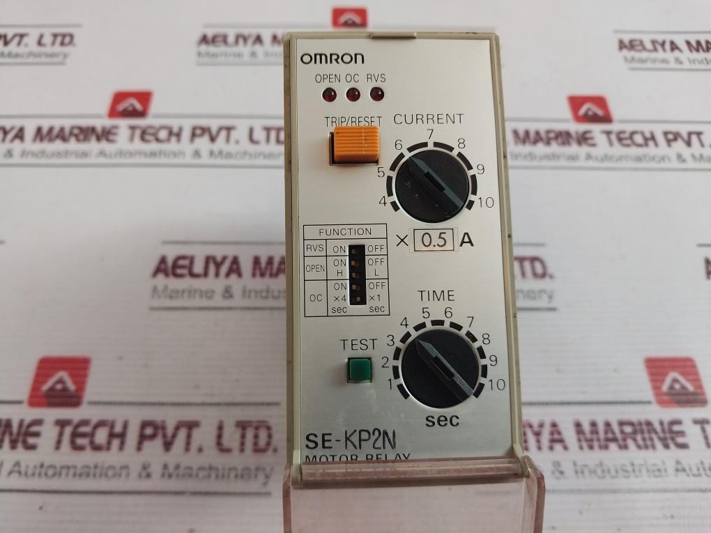 Omron Se-kp2N Motor Relay 1-10 Sec 50/60Hz