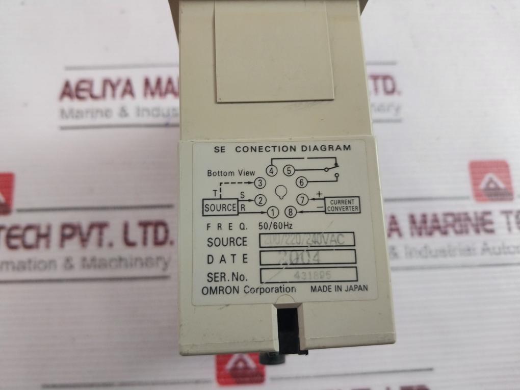 Omron Se-kp2N Motor Relay 1-10 Sec 50/60Hz