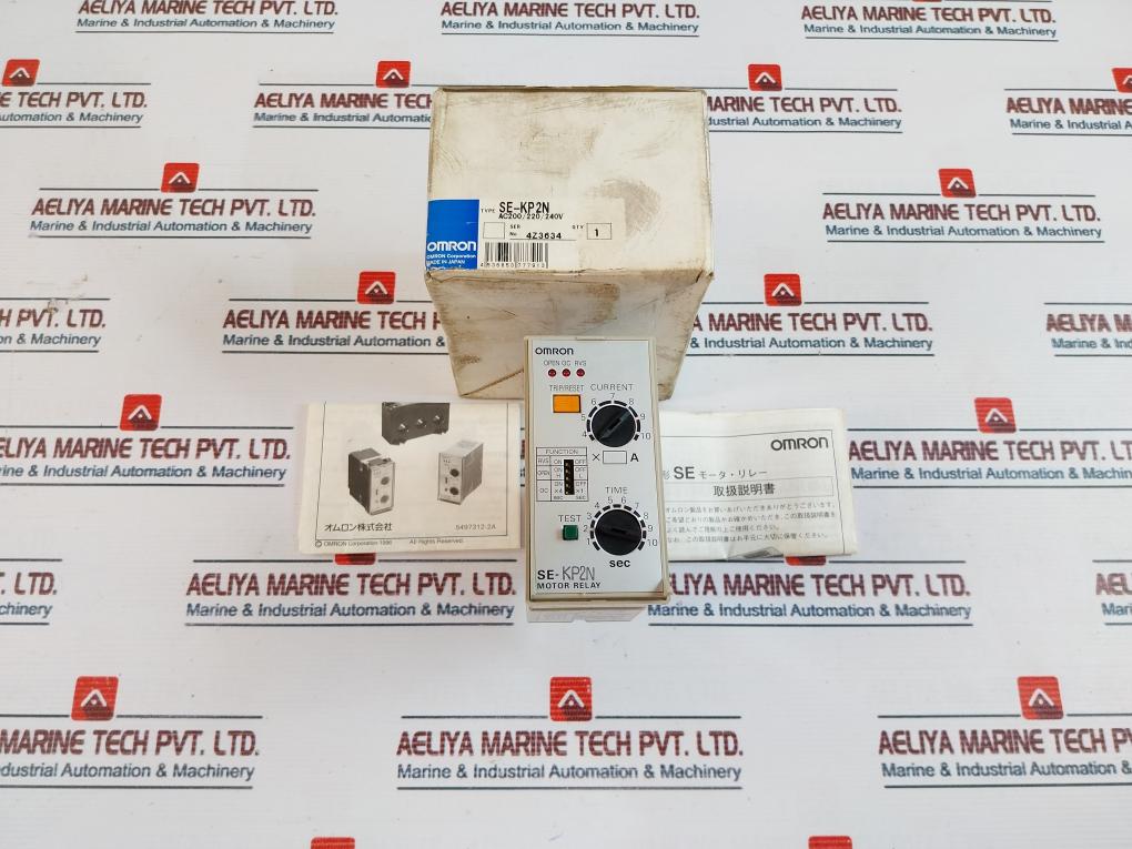 Omron SE-KP2N Motor Relay 1-10 sec 50/60Hz 5497312-2A