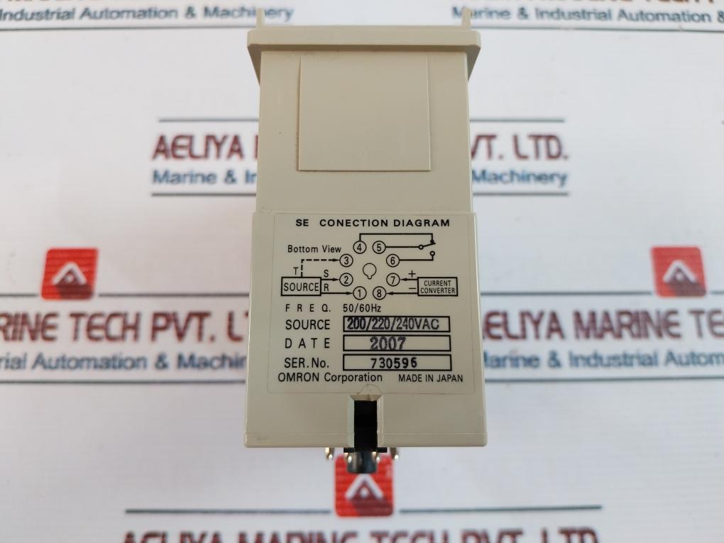 Omron SE-KP2N Motor Relay 1-10 sec 50/60Hz