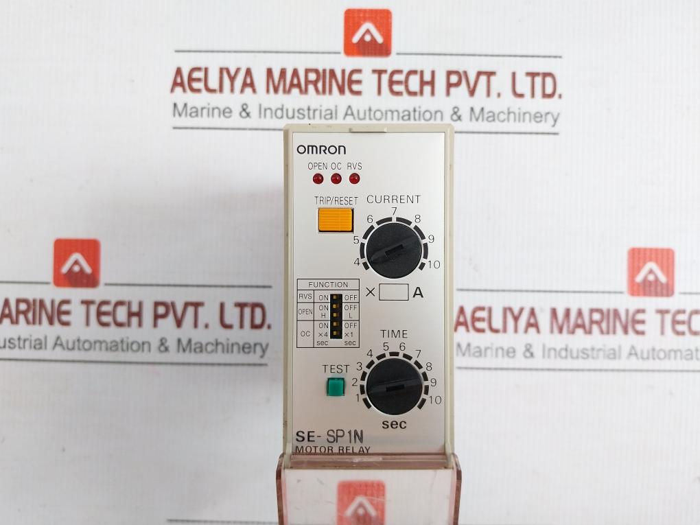Omron Motor Protection Relay Se-sp1N 100/110/120Vac