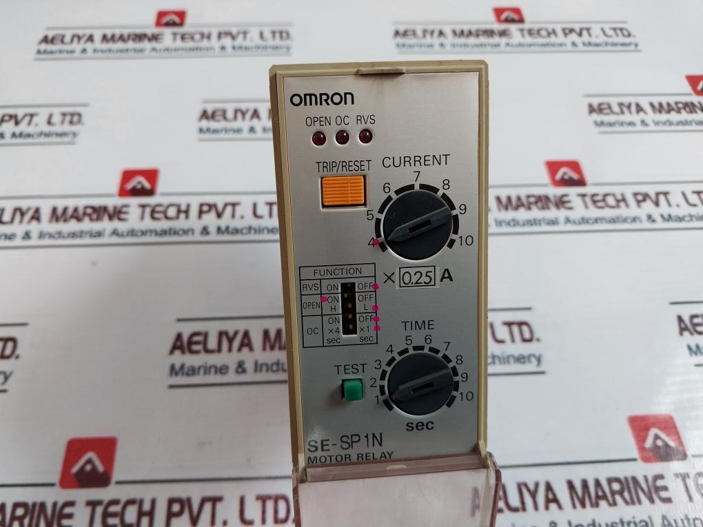 Omron Se-sp1N Motor Relay 1-10 Sec 50/60Hz