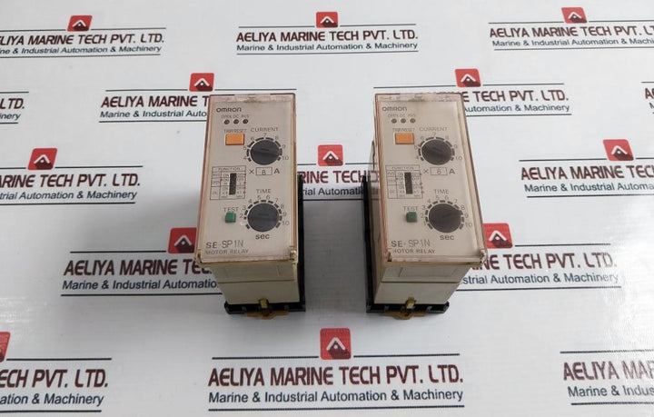Omron Se-sp1N Motor Relay 1-10 Sec, 250V 7.5A 50/60Hz