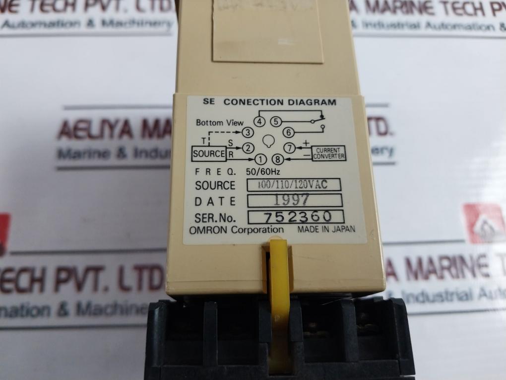 Omron Se-sp1N Motor Relay 1-10 Sec, 250V 7.5A 50/60Hz