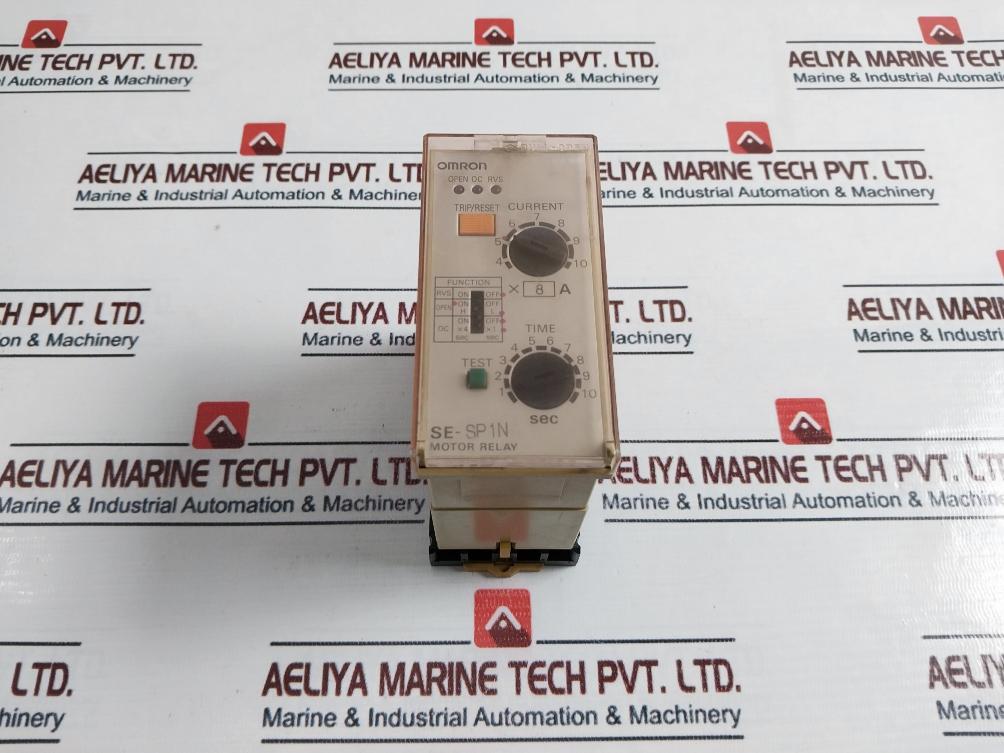 Omron Se-sp1N Motor Relay 1-10 Sec, 250V 7.5A 50/60Hz