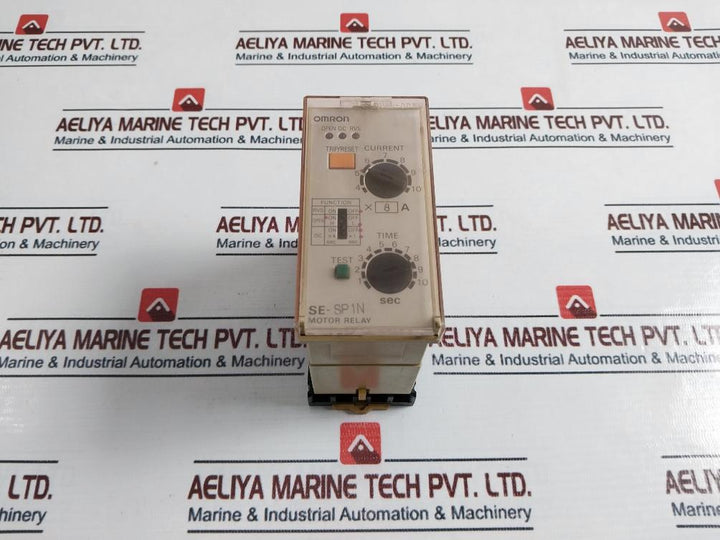 Omron Se-sp1N Motor Relay 1-10 Sec, 250V 7.5A 50/60Hz