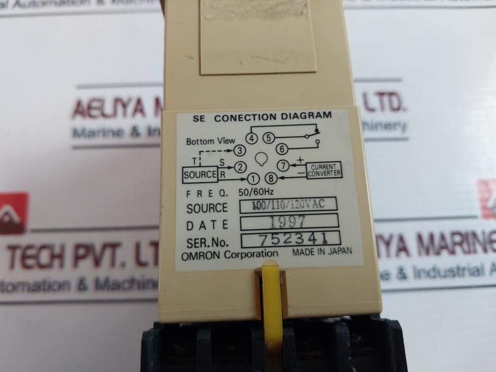 Omron Se-sp1N Motor Relay 7.5A 250V