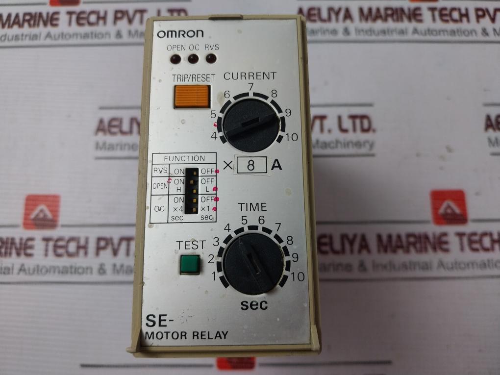 Omron Se Motor Protective Relay 1-10 Sec, 120Vac 50/60Hz