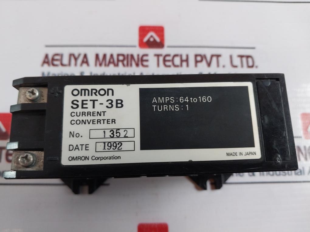 Omron Set-3B Current Converter 64 To 160A